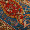 Authentic Sirjan Kilim Rug with Paisley & Birds - Handwoven Persian Wool