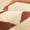 Cream Lion Kilim Rug from Kerman - Authentic Handwoven Persian Wool