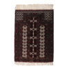 Hand-Knotted Persian Golestan Torkaman Rug (Tribal Bukhara Design) - Brown Wool