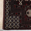 Hand-Knotted Persian Golestan Torkaman Rug (Tribal Bukhara Design) - Brown Wool