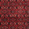 Hand-Knotted Persian Hamadan Tribal Rug (All-over Mahi / Herati Pattern) - Red Wool