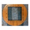 Blue Striped Kilim Rug from Khorasan - Authentic Handwoven Persian Wool