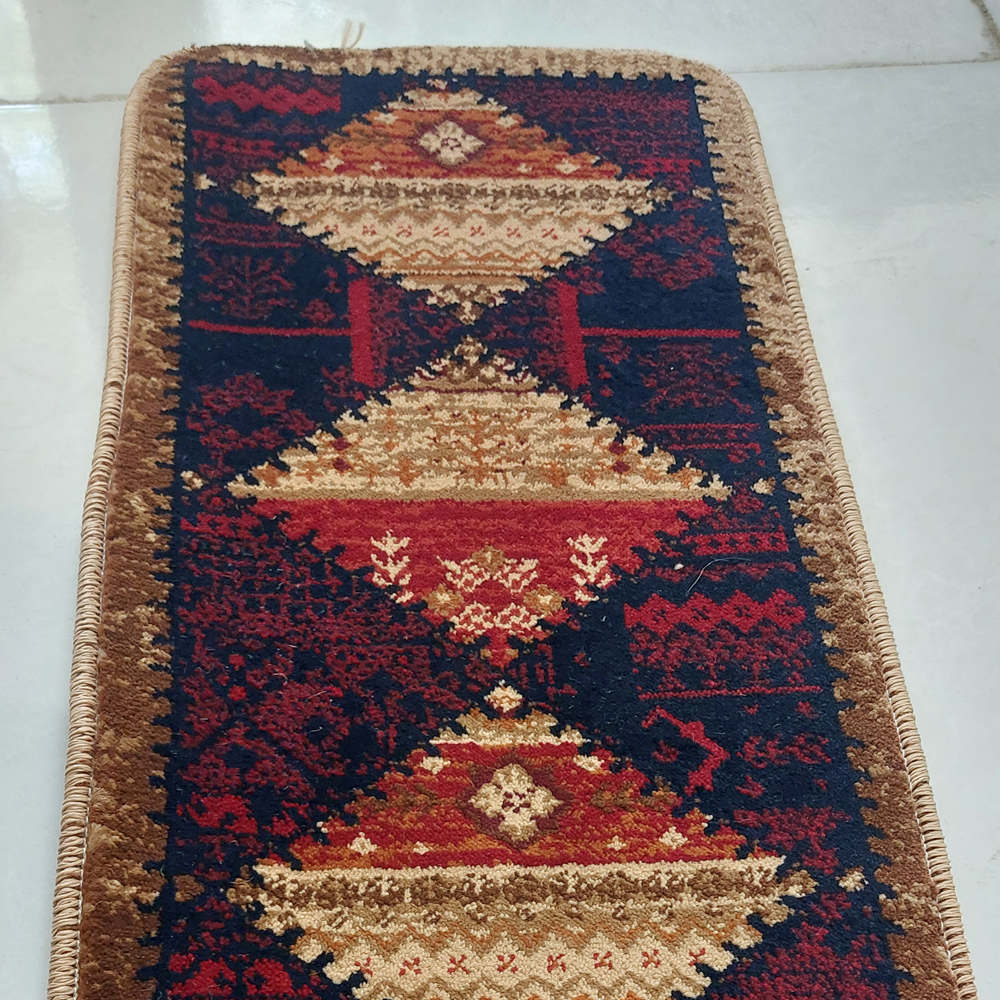 Carpet Stair Tread Indoor – Persian Nomad-Inspired Traditional Design