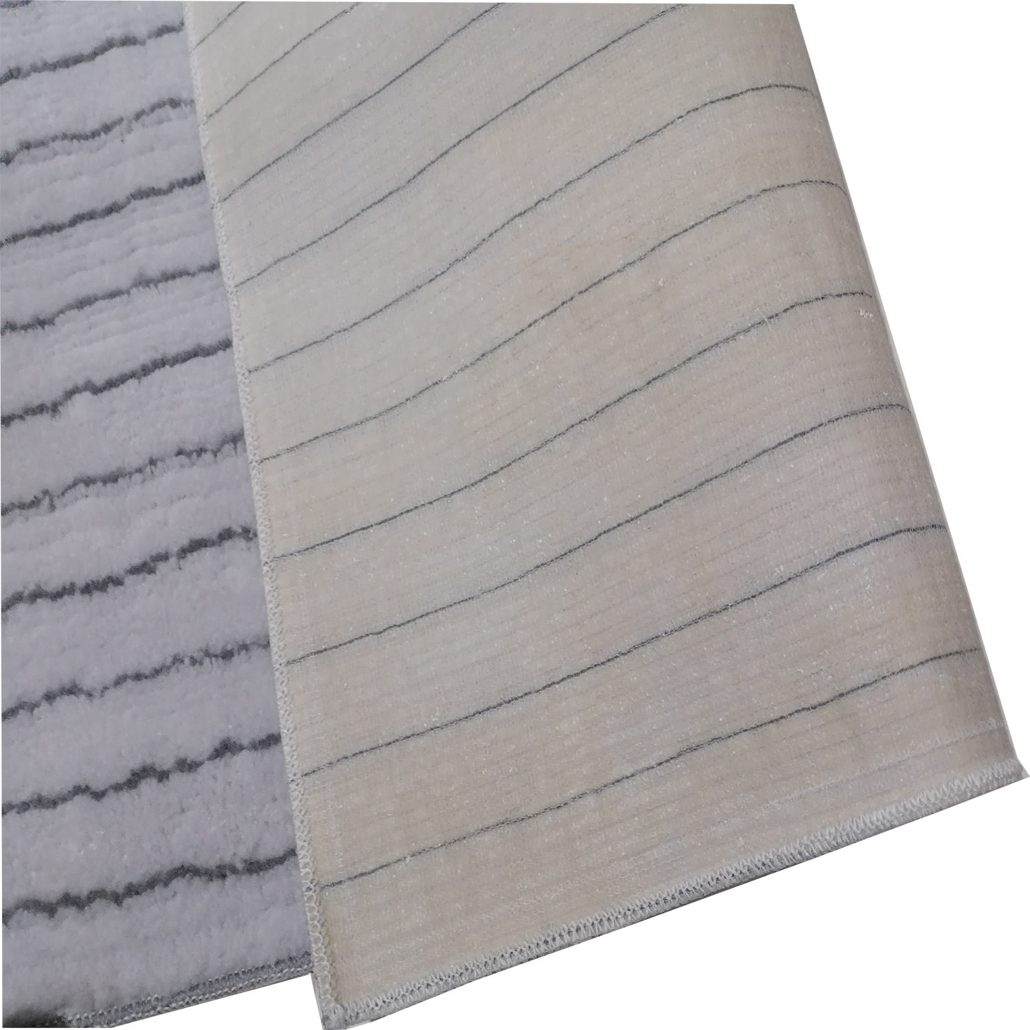 Carpet Stair Tread Indoor – Slip Resistant Striped Design, 2 Pcs