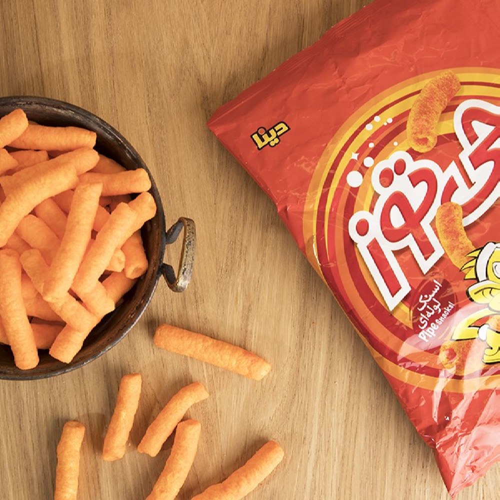 Cheetoz Pipe Iranian Pofak – Cheese Puffs Snack, 90 gr (15x)