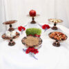 Copper Haft seen Set Hand Engraved for Nowruz Table Decoration