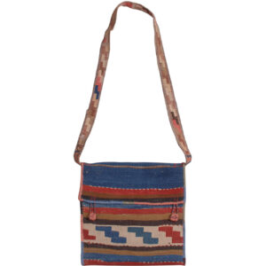 Handcrafted Kilim Crossbody Bag for Women with Traditional Patterns