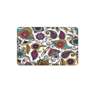 Persian Credit Card Sticker – Paisley Pattern