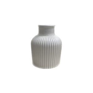 Decorative Concrete Vase for a Single Rose or Bloom, Offering a Blend of Rustic and Modern Style