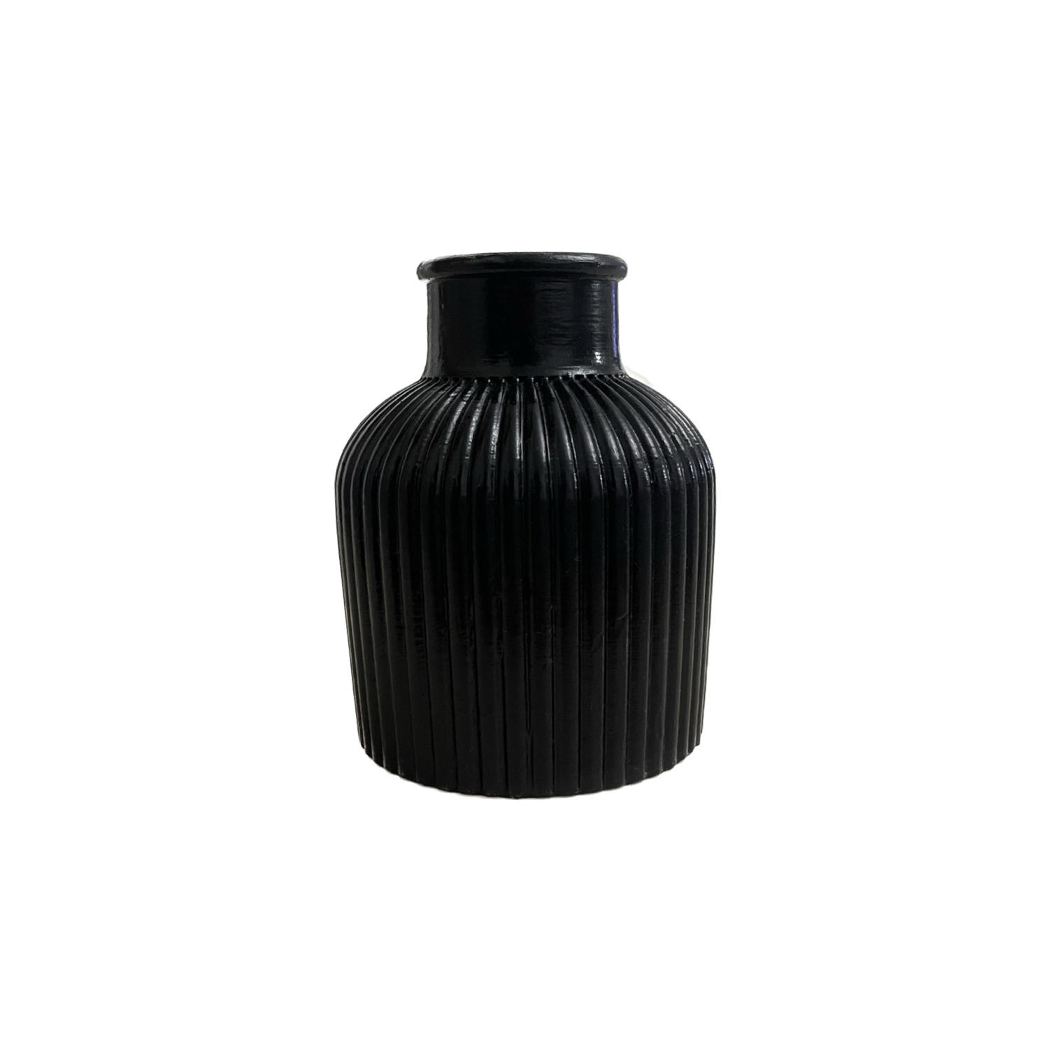 Decorative Concrete Vase for a Single Rose or Bloom, Offering a Blend of Rustic and Modern Style