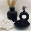 Decorative Concrete Vase for a Single Rose or Bloom, Offering a Blend of Rustic and Modern Style