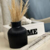 Decorative Concrete Vase for a Single Rose or Bloom, Offering a Blend of Rustic and Modern Style