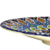 Decorative Pottery Wall Plate Hand-Painted with Persian Minakari Enamel Boteh Jogeh