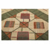 Persian Patchwork Kilim Rug Handwoven Cream