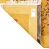 Genuine Handwoven Persian Pictorial Gabbeh Rug - Abstract Floral Yellow Wool