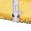 Genuine Handwoven Persian Pictorial Gabbeh Rug - Abstract Floral Yellow Wool