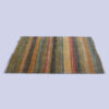 Genuine Handwoven Persian Striped Gabbeh Rug in Green - Wool