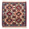 Genuine Handwoven Persian Pictorial Gabbeh Rug - Geometric Red Wool