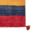 Genuine Handwoven Persian Striped Gabbeh Rug in Red - Wool