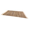 Genuine Cream Striped Kilim Rug from Isfahan - Handwoven Persian Wool