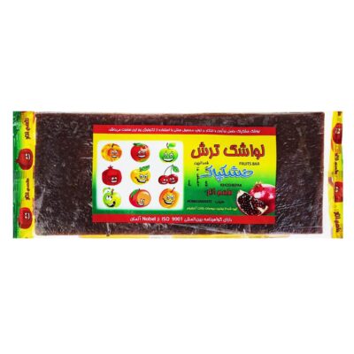 Goldis Persian Pomegranate Lavashak – Traditional Sour Fruit Leather Roll, 350g (Pack of 2)