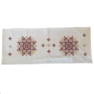 Hand Embroidered Table Runner Model Jana
