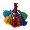 Handmade Persian Tassel Wall Hanging - Red Traditional Elegance