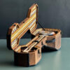 Hard Case for Persian Tar Instrument Handmade Fir Wood & Leather