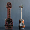 Hard Case for Persian Tar Instrument Handmade Wood & Natural Leather