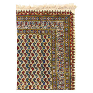 Iranian Tablecloth: Isfahan’s Traditional Kalamkari Block Print Brown