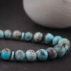 Persian Neyshabur Turquoise Rosary: Prayer 33 Beads Handcrafted Tasbih