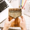 Gecko Kalimba 17-Key Thumb Piano Model K17Cap