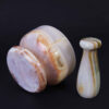 Marble Stone Mortar & Pestle Set Handcrafted for Artful Herb Grinding