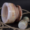 Marble Stone Mortar & Pestle Set Handcrafted for Artful Herb Grinding