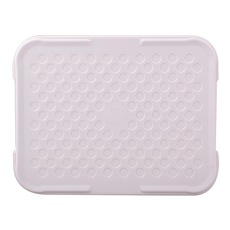 Lightweight Melamine Serving Tray – Rectangular Blue Floral Tray