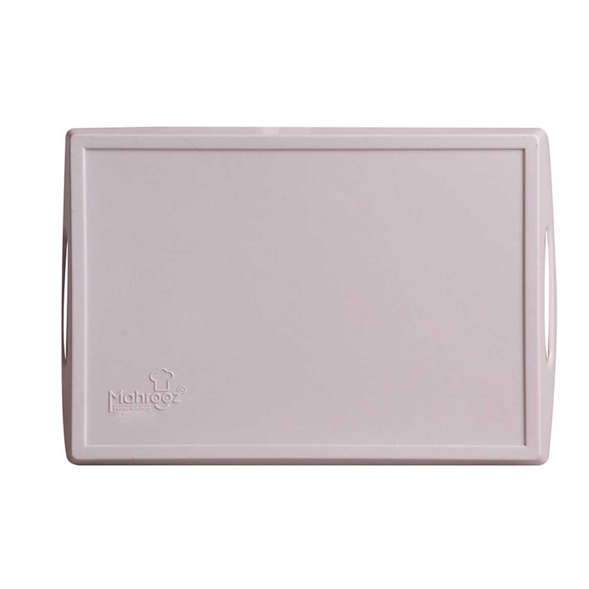 Lightweight Melamine Serving Tray – Rectangular Cream Pink Floral Tray