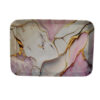 Lightweight Melamine Serving Tray - Rectangular Pink Marble Design Tray