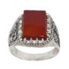 Islamic Agate Silver Ring for Men Elegance Ya Ali