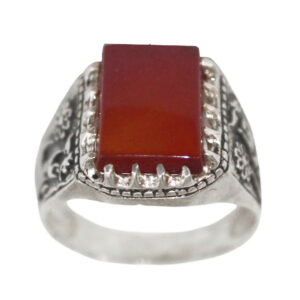 Islamic Agate Silver Ring for Men Elegance Ya Ali