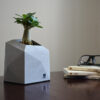 Mini Concrete Vase with a Geometric Design, Handcrafted in Gray for a Subtle and Minimalist Decor Piece