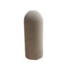 Minimalist Concrete Decorative Single Stem Vase, Handcrafted in a Cylindrical Gray Form for Modern Spaces