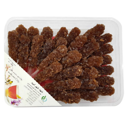 Persian Brown Sugar Nabat Rock Candy on Stick – Tea & Coffee Sweetener, 500g, 30 Pieces