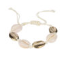 Handmade Adjustable Natural Shell Bracelet – White