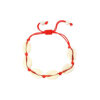 Handmade Natural Shell Bracelet with Red String – Unique Design