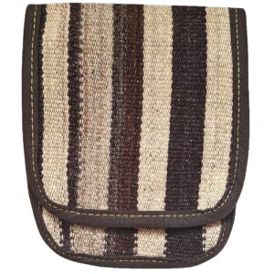 Kilim Crossbody Shoulder Bag with Handwoven Traditional Patterns