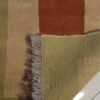 Original Handwoven Persian Minimalist Gabbeh Rug - Bordered Jade Green Wool
