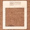 Original Handwoven Persian Minimalist Gabbeh Rug - Solid Brown Wool