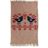Original Mina Bird Kilim Rug from Isfahan - Handwoven Persian Wool