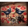 Original Mina Bird Kilim Rug from Isfahan - Handwoven Persian Wool
