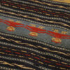 Original Khorasan Striped Kilim Rug - Traditional Handwoven Persian Wool